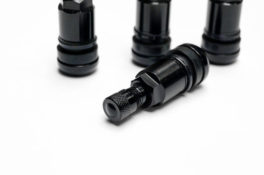 4x Metallventile 11,3mm schwarz PKW für Alufelgen