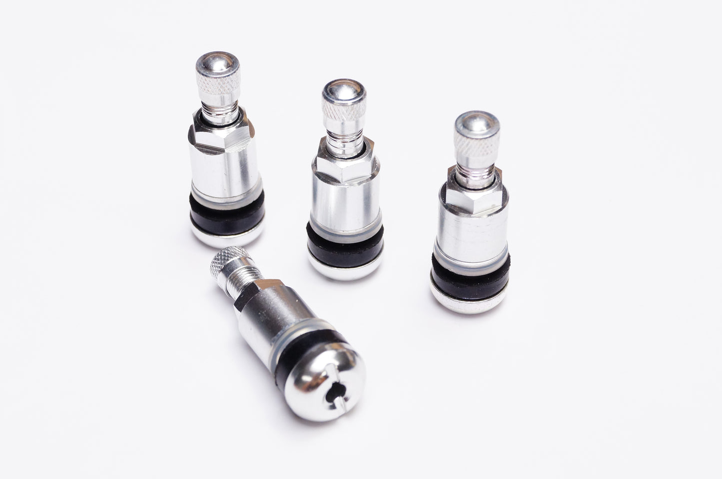 4x Metallventile 11,3mm silber PKW für Alufelgen